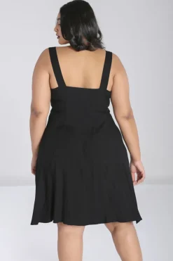 Hell Bunny Destroya Knee Dress Black Online