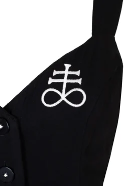 Hell Bunny Destroya Knee Dress Black Online