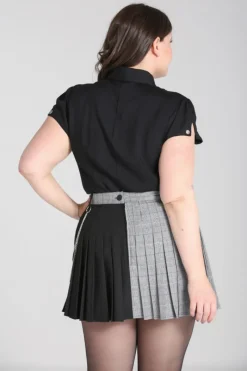 Hell Bunny Destroya Shirt Black