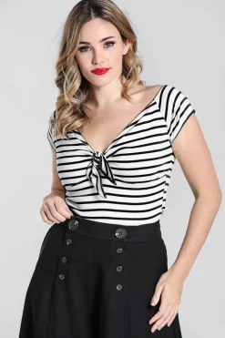Hell Bunny Dolly Top - New Black Outlet