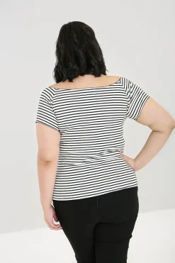 Hell Bunny Dolly Top - New Black Outlet