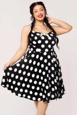 Hell Bunny Dolores Dress Black New