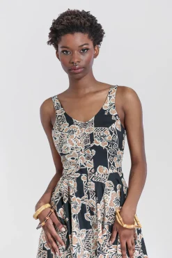 Hell Bunny Dominique 50's Dress Black Outlet