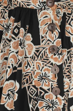 Hell Bunny Dominique 50's Skirt Black Hot