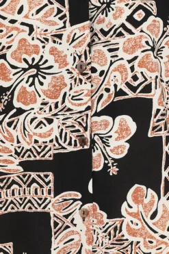 Hell Bunny Dominique Shirt Black Hot