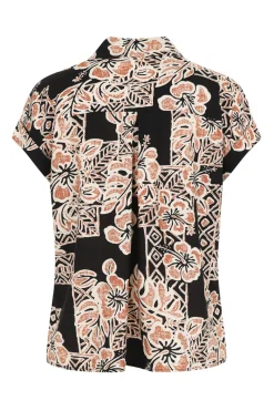 Hell Bunny Dominique Shirt Black Hot