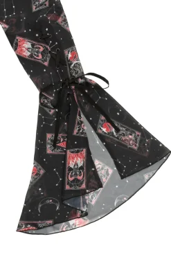 Hell Bunny Duality blouse Black