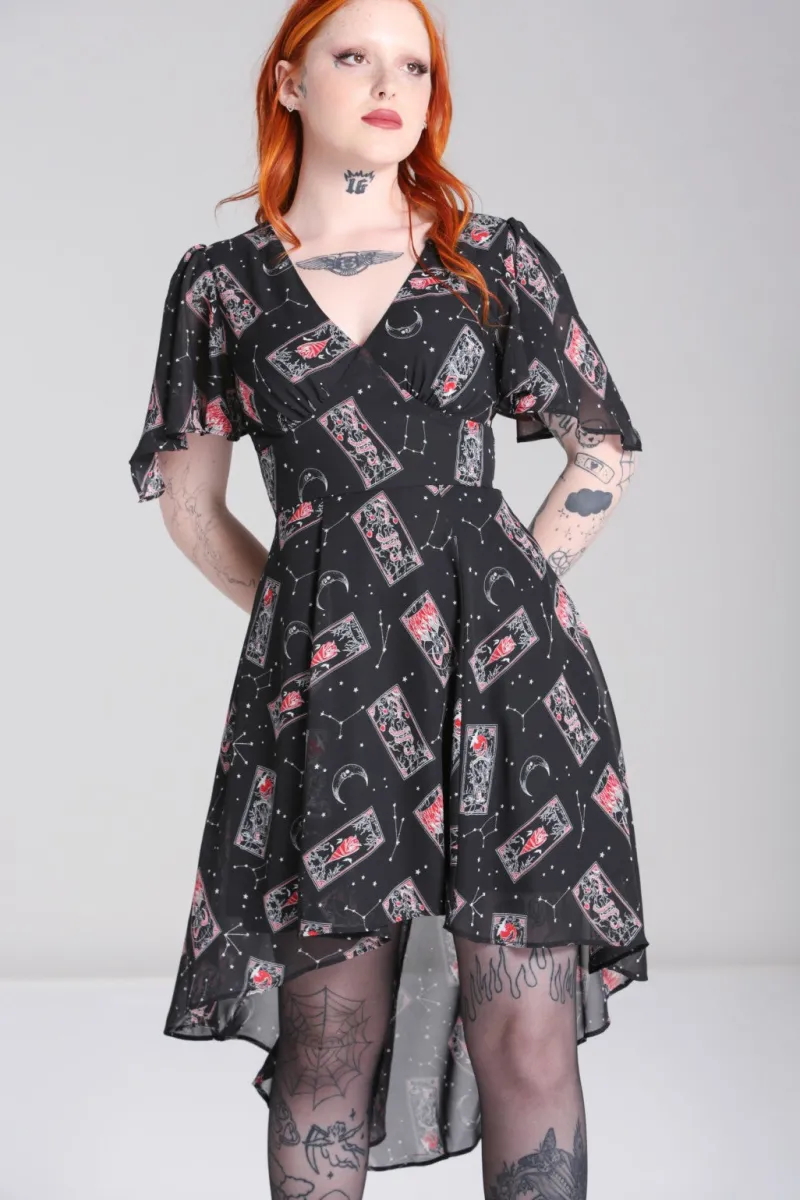 Hell Bunny Duality Dress Black Clearance