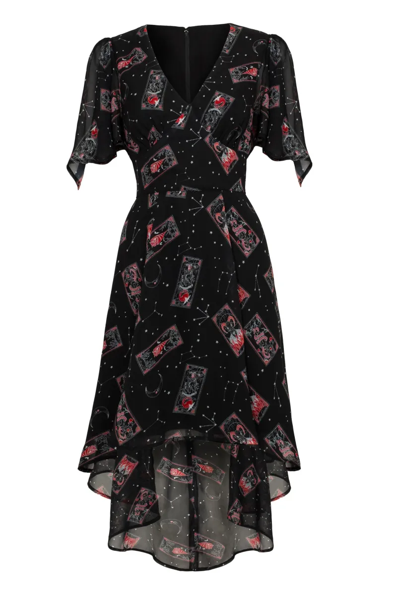 Hell Bunny Duality Dress Black Clearance