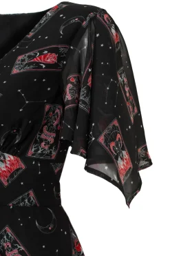 Hell Bunny Duality Dress Black Clearance