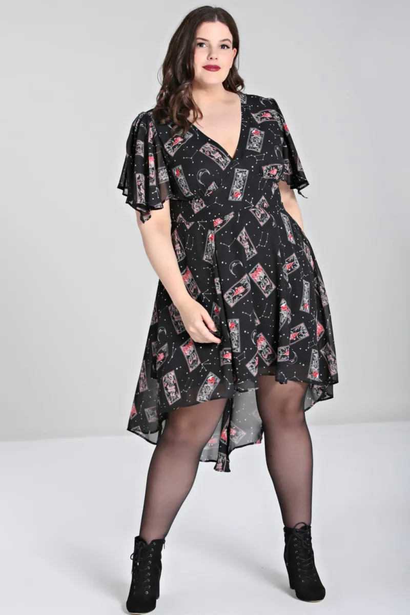 Hell Bunny Duality Dress Black Clearance
