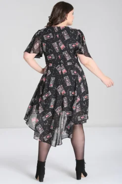 Hell Bunny Duality Dress Black Clearance