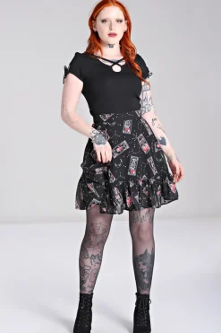 Hell Bunny Duality Skirt Black Discount
