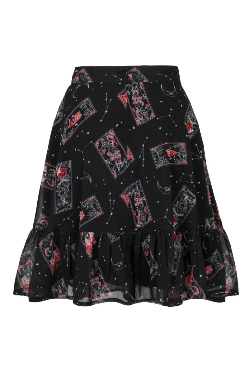 Hell Bunny Duality Skirt Black Discount