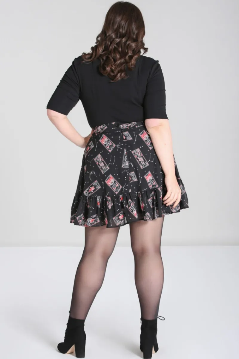 Hell Bunny Duality Skirt Black Discount