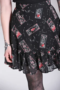 Hell Bunny Duality Skirt Black Discount
