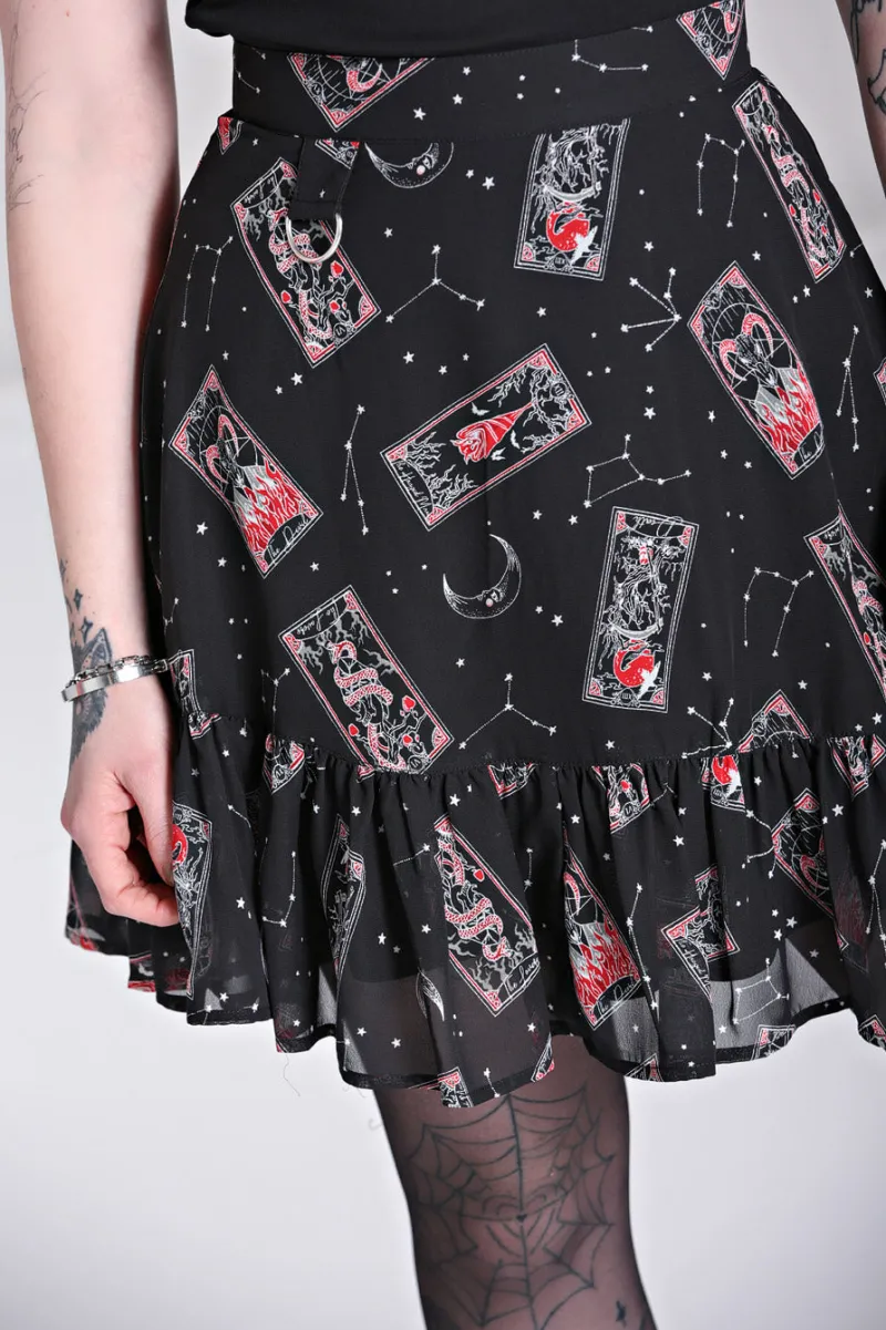Hell Bunny Duality Skirt Black Discount