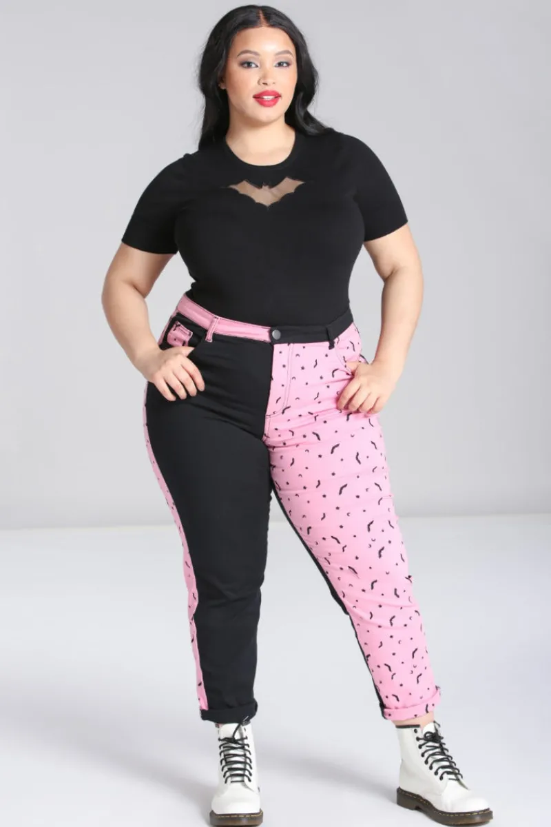 Hell Bunny Duo Bat Jeans Outlet