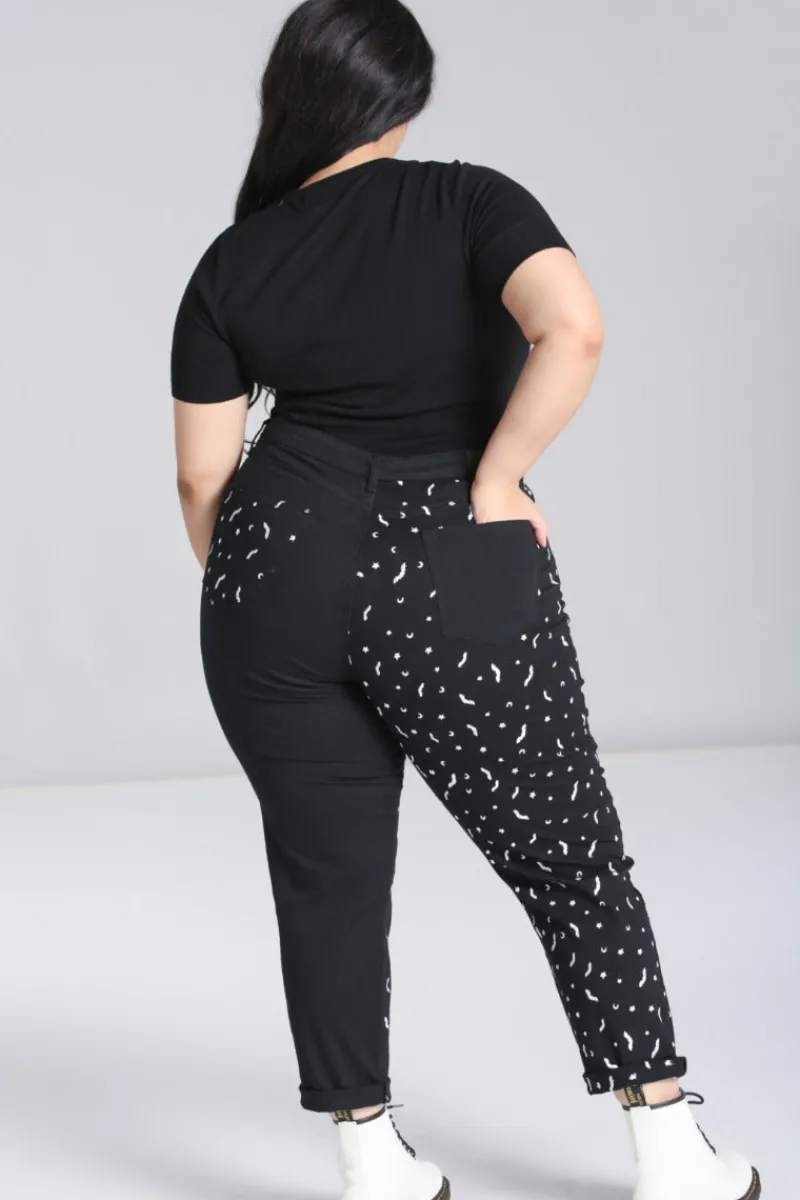 Hell Bunny Duo Bat Jeans Outlet