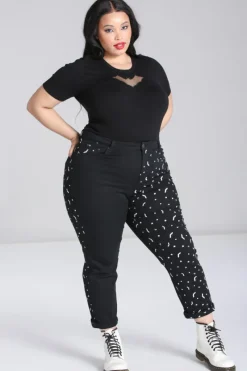 Hell Bunny Duo Bat Jeans Outlet