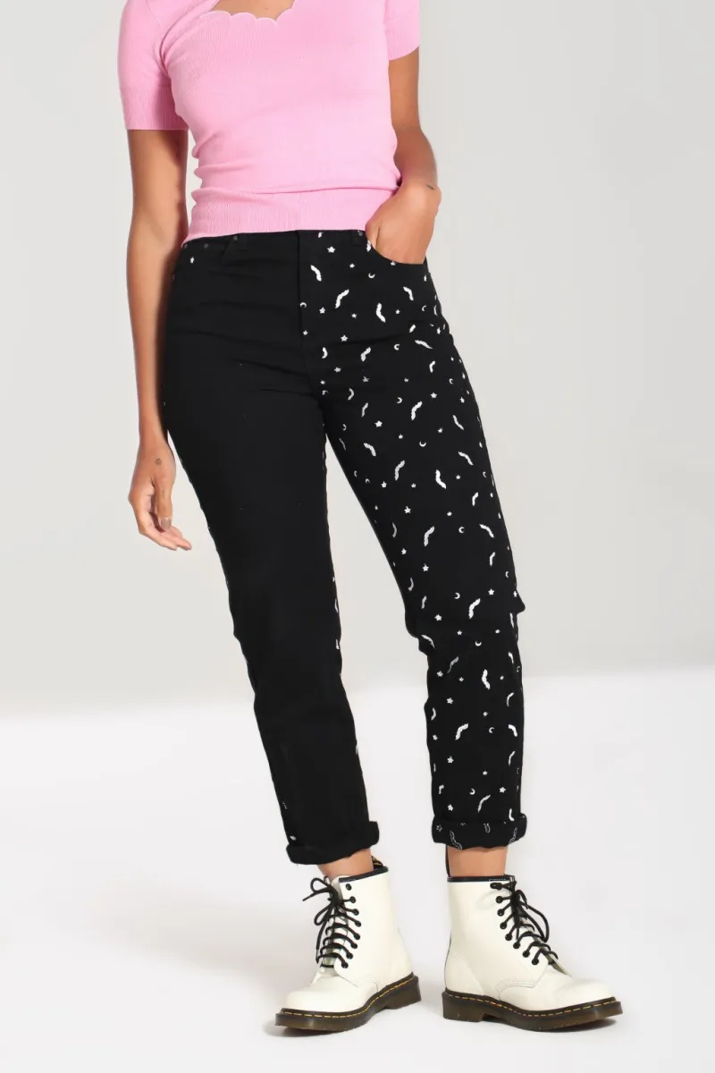 Hell Bunny Duo Bat Jeans Outlet