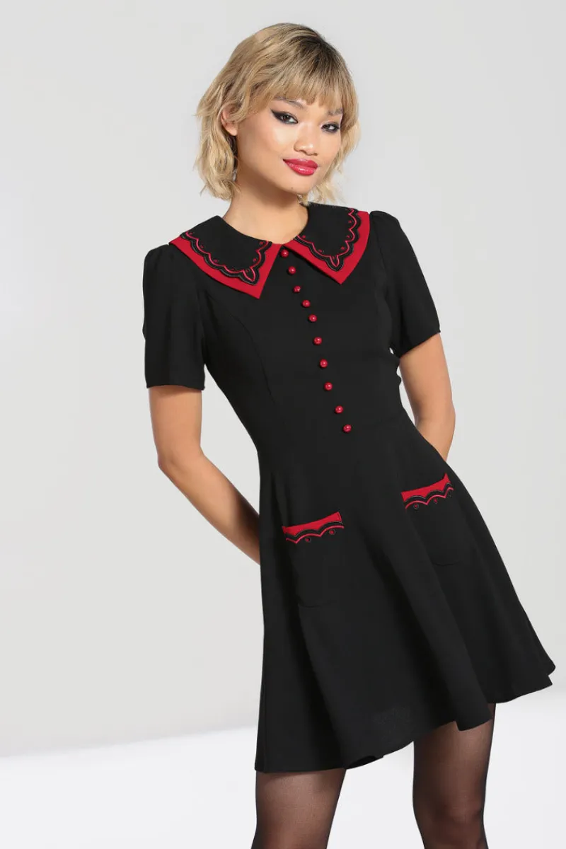 Hell Bunny Emma Mini Dress Black Best