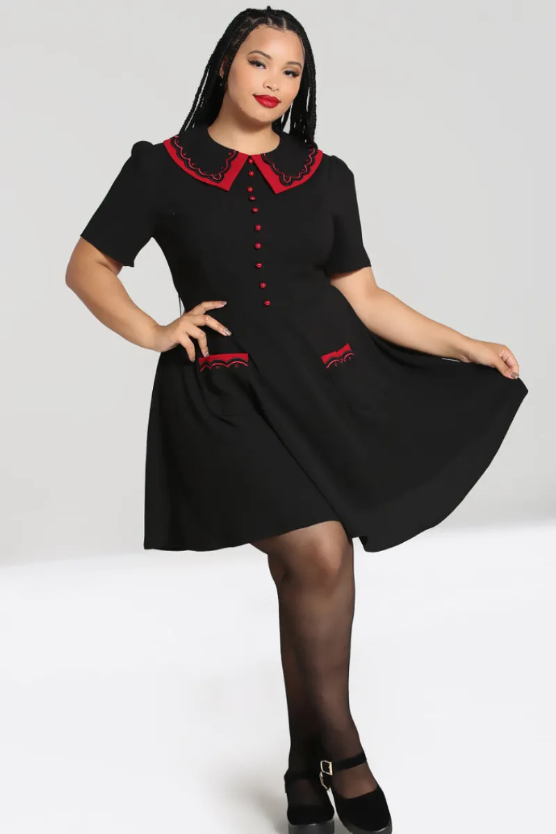 Hell Bunny Emma Mini Dress Black Best