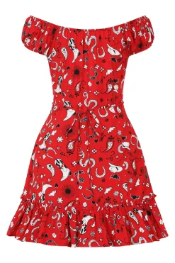 Hell Bunny Emmylou Mini Dress Red Best