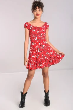 Hell Bunny Emmylou Mini Dress Red Best