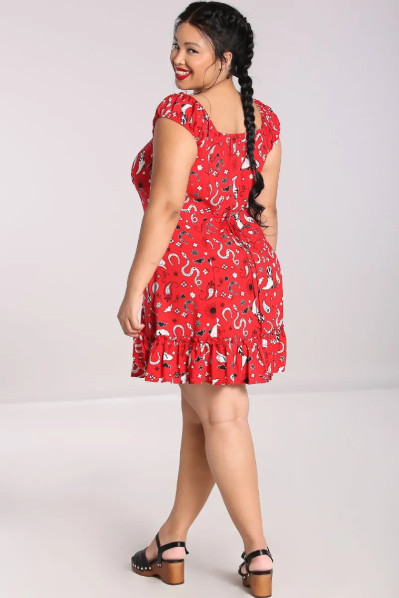 Hell Bunny Emmylou Mini Dress Red Best