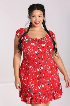 Hell Bunny Emmylou Mini Dress Red Best