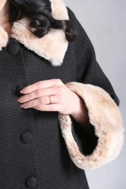 Hell Bunny Faustine Coat Black Sale