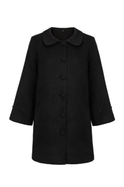 Hell Bunny Faustine Coat Black Sale