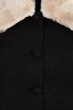 Hell Bunny Faustine Coat Black Sale