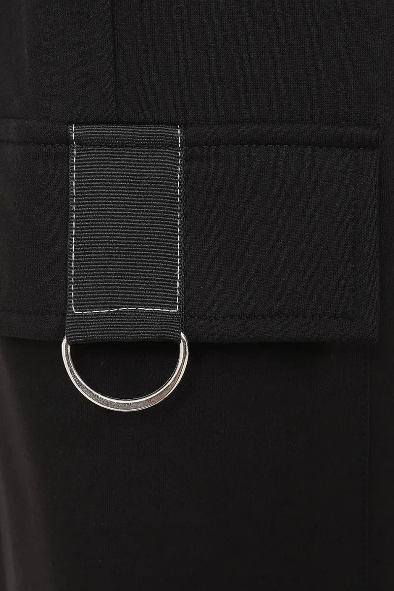 Hell Bunny Flames Joggers Black/Green