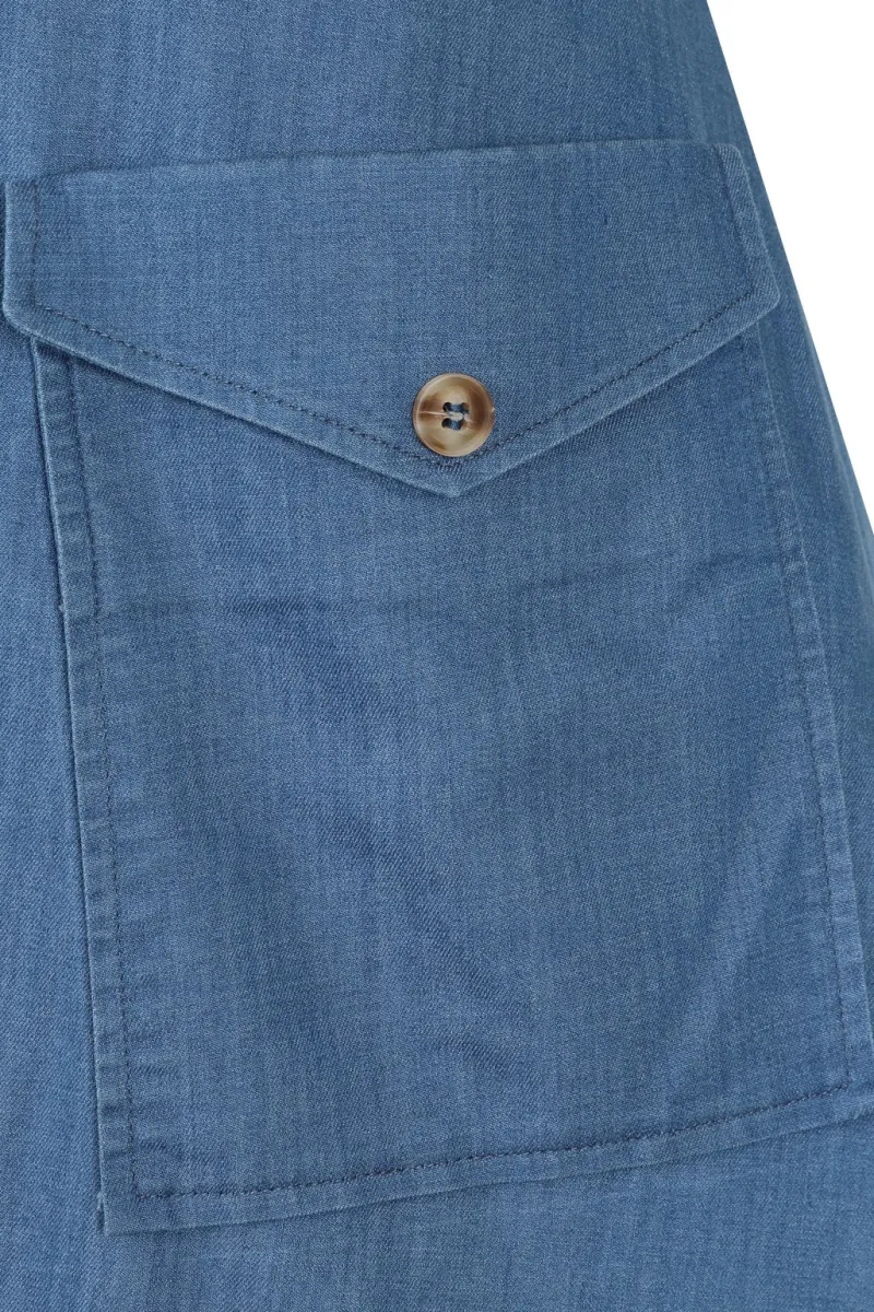 Hell Bunny Freddie Skirt Blue Discount