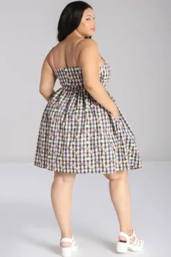 Hell Bunny Fruitylou Dress Black/White Outlet