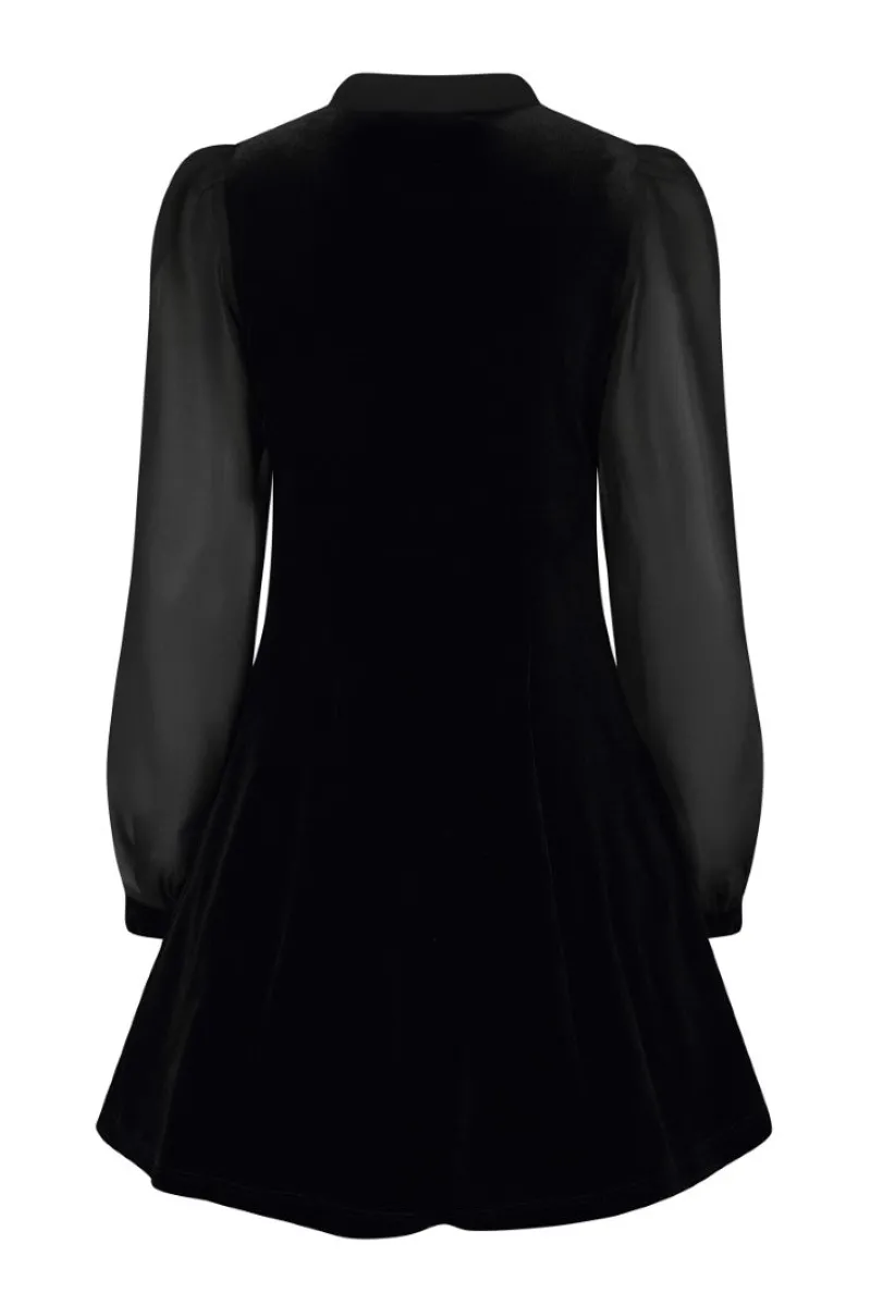 Hell Bunny Gabriella Mini Dress Black Outlet