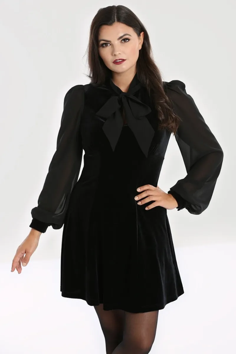 Hell Bunny Gabriella Mini Dress Black Outlet