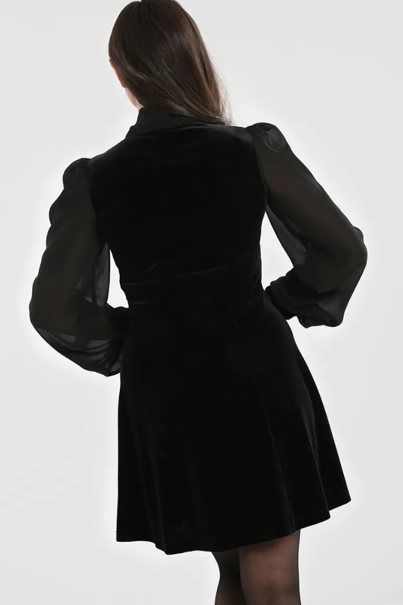 Hell Bunny Gabriella Mini Dress Black Outlet