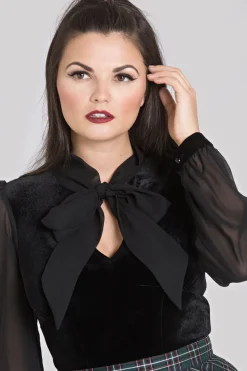 Hell Bunny Gabriella Top Black Outlet