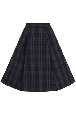 Hell Bunny Gail Skirt Grey Best