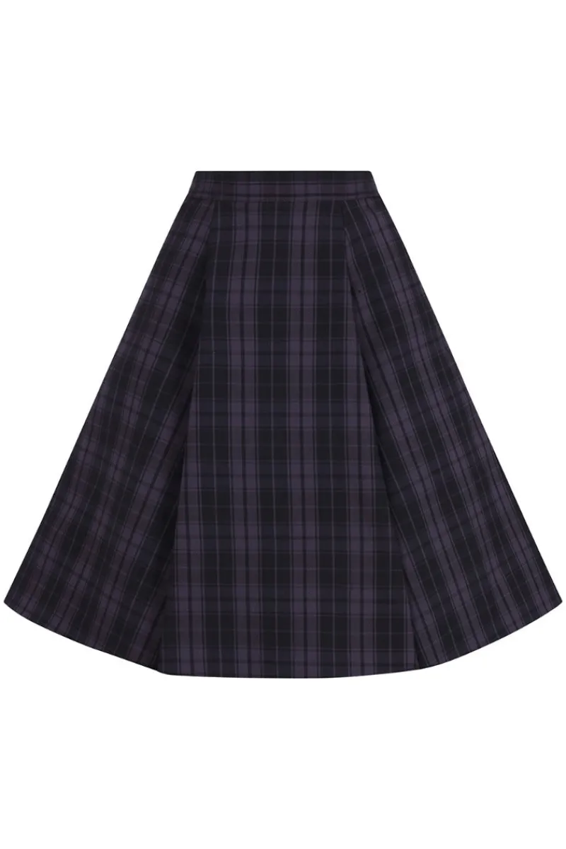 Hell Bunny Gail Skirt Grey Best