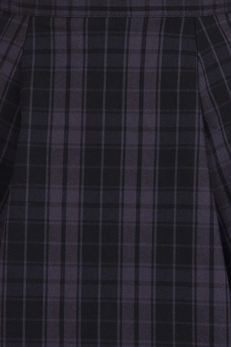 Hell Bunny Gail Skirt Grey Best