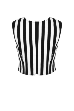 Hell Bunny Gaspar Waistcoat Hot