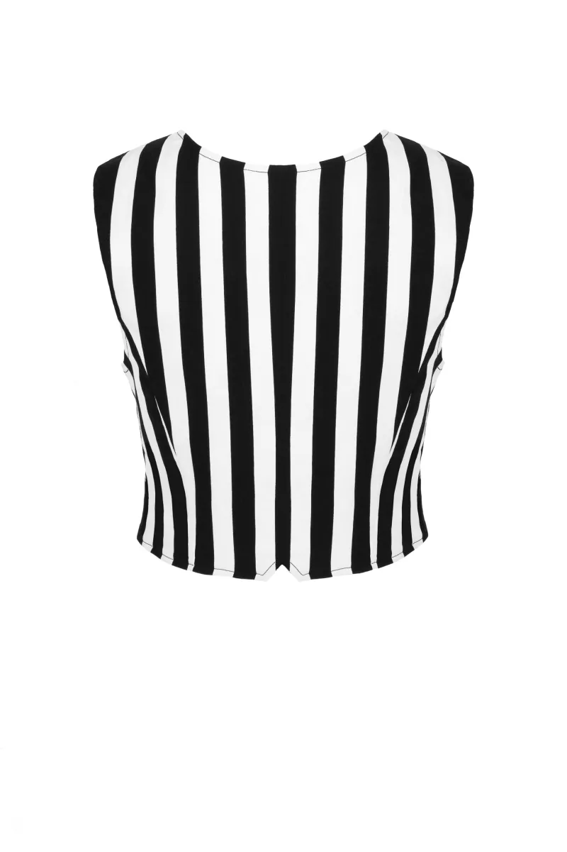 Hell Bunny Gaspar Waistcoat Hot