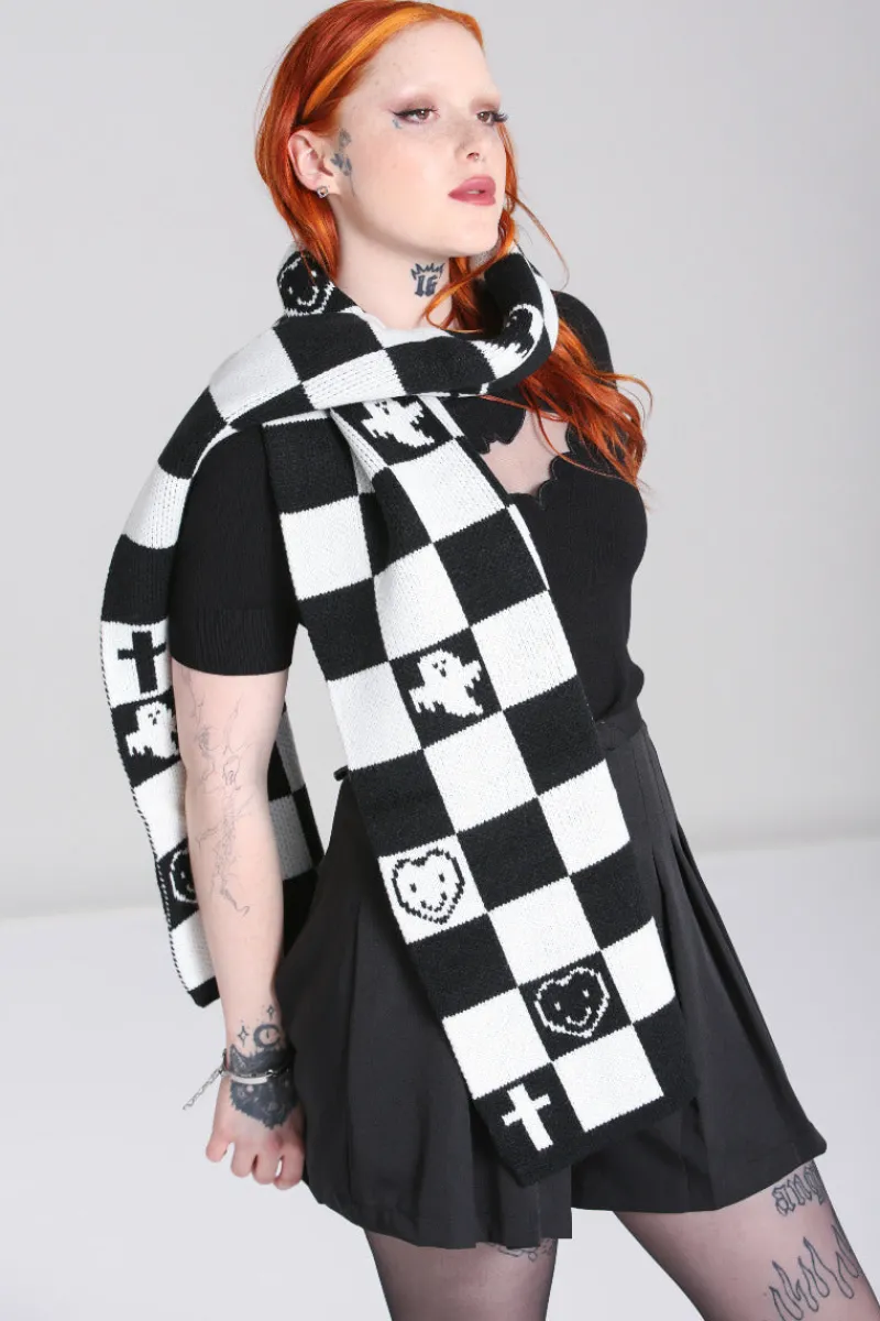 Hell Bunny Ghost Scarf Clearance