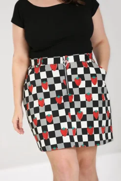 Hell Bunny Ginberry Mini Skirt Black Hot