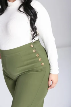 Hell Bunny Ginger Swing Trousers Online