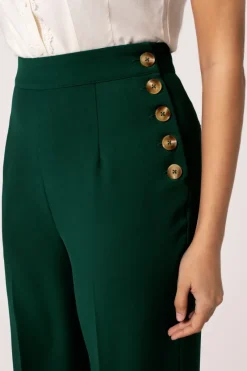 Hell Bunny Ginger Swing Trousers Discount